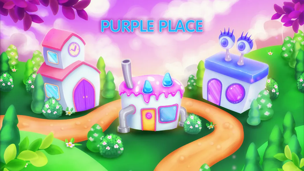Purple Place - Full Game (Сейк Мейкер)  [МОД Бесконечные монеты] Screenshot 2