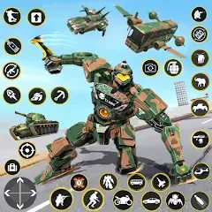 Скачать взлом Army Bus Robot Car Game 3d  [МОД Menu] - полная версия apk на Андроид