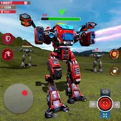 Скачать взломанную Mech Robot Wars - Multi Robot  [МОД Много денег] - последняя версия apk на Андроид