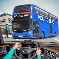 Взлом Police Bus Simulator Bus Games  [МОД Menu] - полная версия apk на Андроид