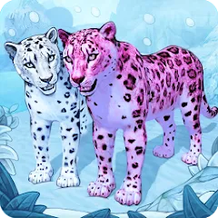 Скачать взлом Snow Leopard Family Sim Online  [МОД Бесконечные деньги] - стабильная версия apk на Андроид
