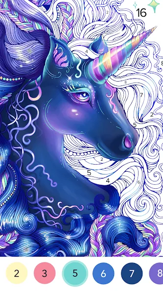 Colorscapes® - Color by Number  [МОД Бесконечные монеты] Screenshot 3