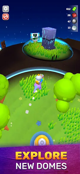 Terradome 3D (Террадом 3Д)  [МОД Бесконечные монеты] Screenshot 2