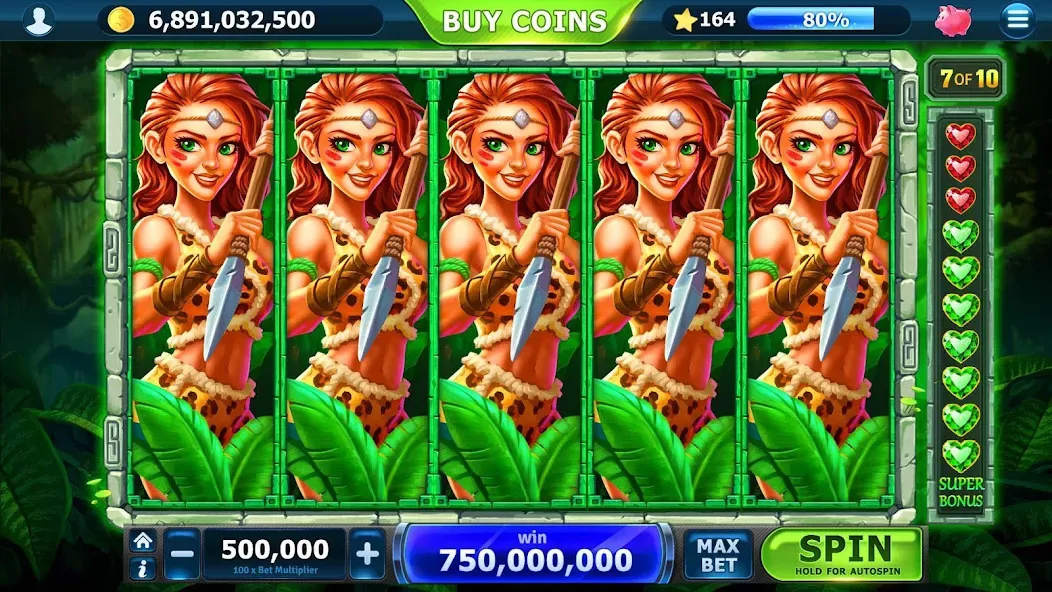 Slots of Vegas (Слоты Вегаса)  [МОД Бесконечные деньги] Screenshot 4