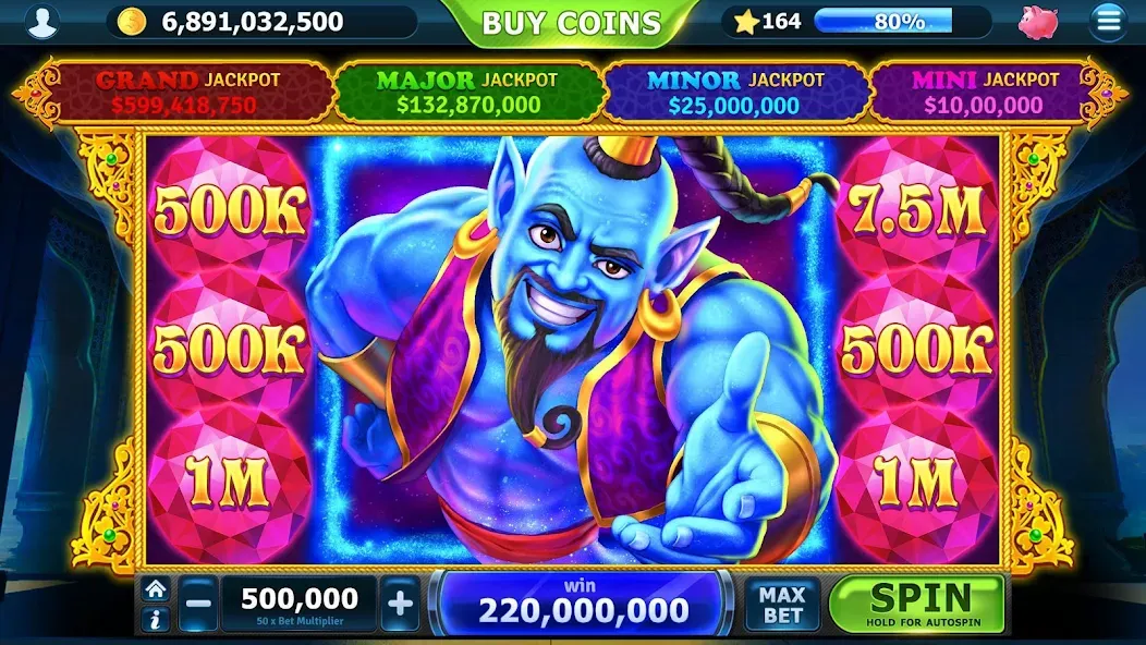 Slots of Vegas (Слоты Вегаса)  [МОД Бесконечные деньги] Screenshot 5