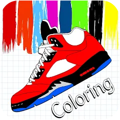 Скачать взлом Basketball Shoes Coloring Book (Раскраска кроссовок для баскетбола)  [МОД Бесконечные деньги] - последняя версия apk на Андроид