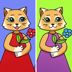 Скачать взломанную Find Differences: Cute Cats  [МОД Mega Pack] - последняя версия apk на Андроид