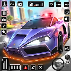 Скачать взлом Police Car Kids Driving Game (Кидс Полис Геймс)  [МОД Menu] - стабильная версия apk на Андроид