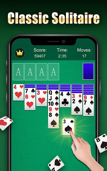 Solitaire  [МОД Меню] Screenshot 1