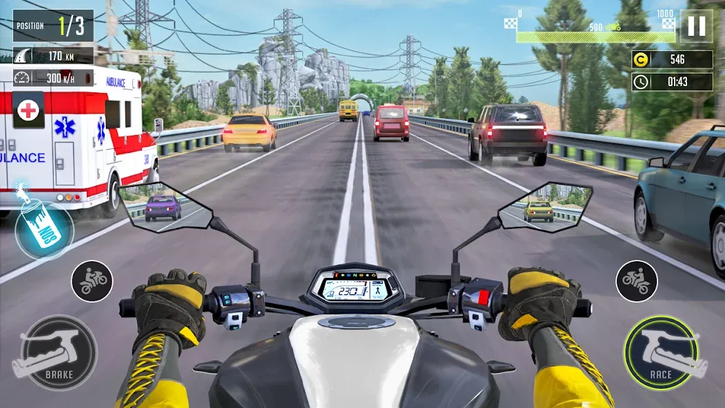 3d Bike Racing Bike Race Games  [МОД Unlimited Money] Screenshot 1