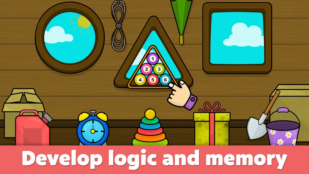 Baby Games: Shapes and Colors  [МОД Много монет] Screenshot 3