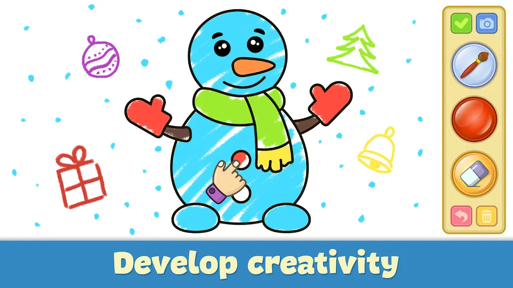 Kids Coloring & Drawing Games  [МОД Mega Pack] Screenshot 3