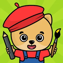 Взломанная Kids Coloring & Drawing Games  [МОД Mega Pack] - стабильная версия apk на Андроид