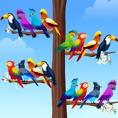 Взлом Bird Sort - Color Puzzle  [МОД Меню] - последняя версия apk на Андроид