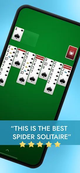 Spider Solitaire  [МОД Mega Pack] Screenshot 1
