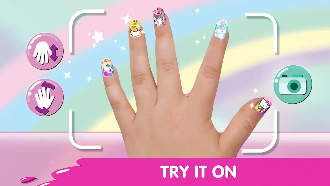 Hello Kitty Nail Salon  [МОД Unlimited Money] Screenshot 4