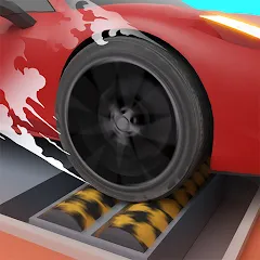 Скачать взломанную Dyno Racing (Дино Рейсинг)  [МОД Много монет] - полная версия apk на Андроид