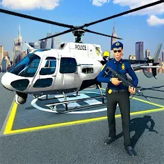 Взломанная Police Helicopter Chase Game  [МОД Unlimited Money] - последняя версия apk на Андроид