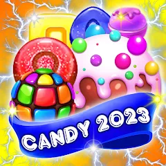 Скачать взломанную Candy 2024-Candy Match 3 Game (Кэнди 2023)  [МОД Меню] - полная версия apk на Андроид