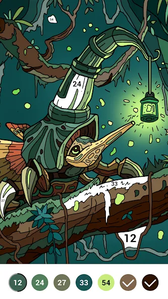 Casual Color - Color by Number  [МОД Бесконечные деньги] Screenshot 4