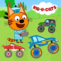 Взломанная Kid-E-Cats: Kids Monster Truck  [МОД Много монет] - стабильная версия apk на Андроид