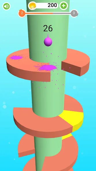 Прыгун. Шарик прыгает ловко  [МОД Меню] Screenshot 2