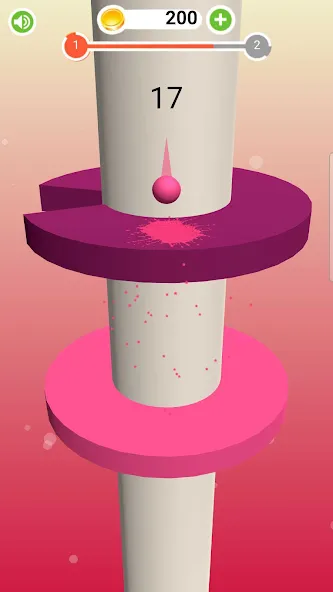 Прыгун. Шарик прыгает ловко  [МОД Меню] Screenshot 4