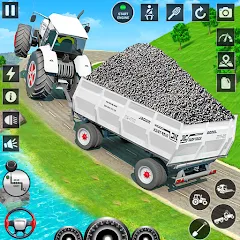 Взлом Big Tractor Farming Simulator (Биг Трактор Фарминг Симулятор)  [МОД Unlimited Money] - полная версия apk на Андроид