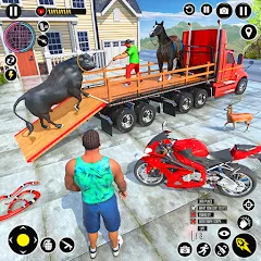 Взлом Animal Transport Truck Game 3D (Игра Грузовик для перевозки животных)  [МОД Бесконечные монеты] - полная версия apk на Андроид