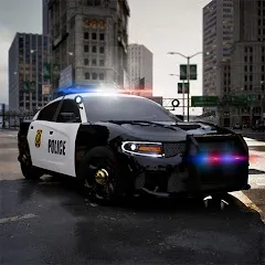 Взломанная Police Car Simulator 2023 (Полицейский симулятор автомобиля 2023)  [МОД Menu] - последняя версия apk на Андроид