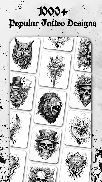 Tattoo Coloring games  [МОД Бесконечные монеты] Screenshot 2