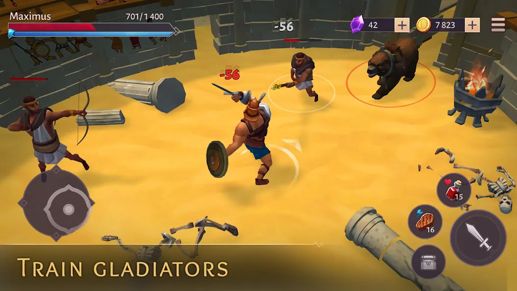 Gladiators: Survival in Rome  [МОД Menu] Screenshot 3