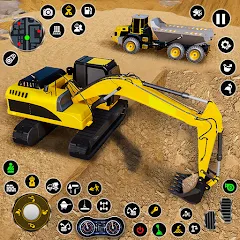 Взломанная Construction Dump Truck Game (Конструкционный симулятор самосвала)  [МОД Бесконечные деньги] - полная версия apk на Андроид