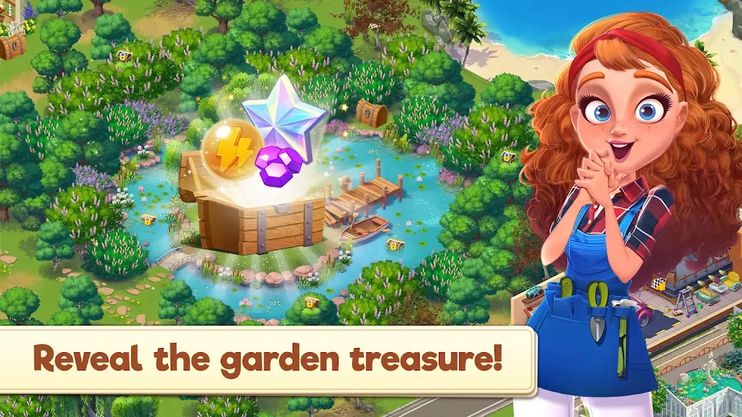 Merge Manor x The Smurf Collab (Мердж Манор)  [МОД Menu] Screenshot 4