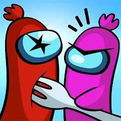 Скачать взломанную Sausage Wars.io  [МОД Много денег] - полная версия apk на Андроид