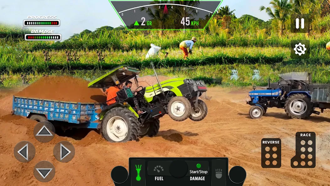 Tractor Simulator Farm Games (Фарминг игры)  [МОД Все открыто] Screenshot 2