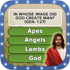 Взломанная Daily Bible Trivia Bible Games (Ежедневные викторины Библии библейские игры)  [МОД Много денег] - полная версия apk на Андроид