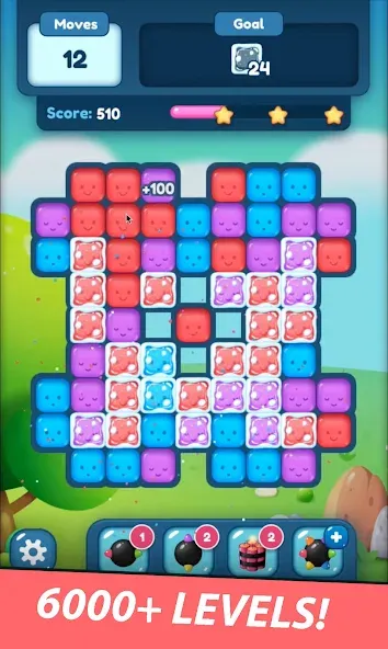 Match Blast Puzzle 3  [МОД Mega Pack] Screenshot 2