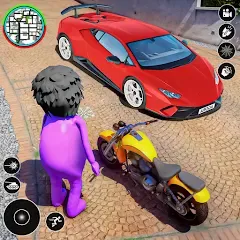 Скачать взломанную Blue Hero Gangster City Mafia  [МОД Unlocked] - стабильная версия apk на Андроид