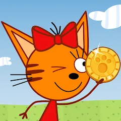 Скачать взломанную Три Кота: Финансы для Детей  [МОД Unlocked] - стабильная версия apk на Андроид