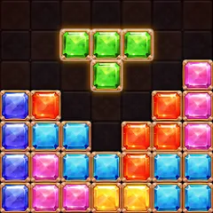 Взломанная Puzzle Block Jewels (Пазл Блок Драгоценности)  [МОД Unlimited Money] - полная версия apk на Андроид