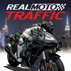 Скачать взлом Real Moto Traffic (Реал Мото Трафик)  [МОД Меню] - стабильная версия apk на Андроид