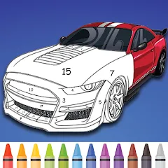 Взлом Cars Color By Number (Цветные машины по номерам)  [МОД Все открыто] - полная версия apk на Андроид