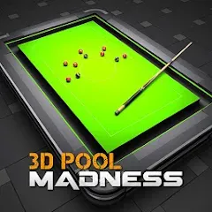 Скачать взломанную 3D Pool Madness (Пул Безумие)  [МОД Mega Pack] - последняя версия apk на Андроид