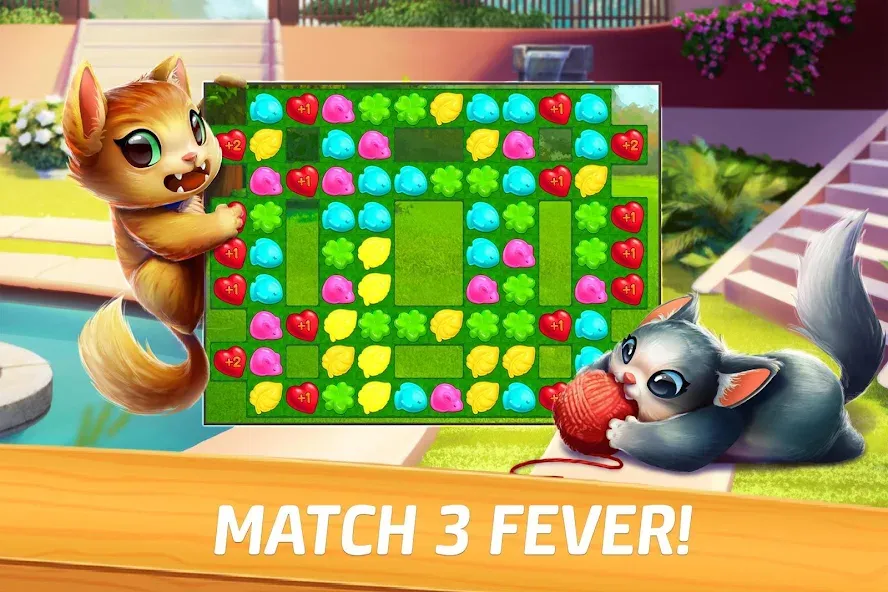 Meow Match (Мяу Матч)  [МОД Menu] Screenshot 4