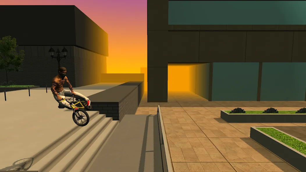 Street Lines: BMX (Стрит Лайнз)  [МОД Бесконечные монеты] Screenshot 2