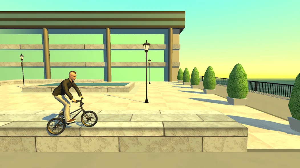 Street Lines: BMX (Стрит Лайнз)  [МОД Бесконечные монеты] Screenshot 3