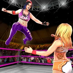 Взломанная Bad Girls Wrestling Game  [МОД Mega Pack] - стабильная версия apk на Андроид