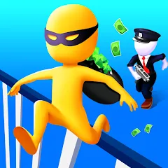 Скачать взлом Thief Run Race 3D: Fun Race  [МОД Все открыто] - стабильная версия apk на Андроид