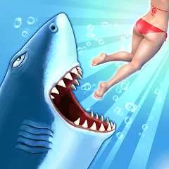 Скачать взломанную Hungry Shark Evolution (Хангри Шарк Эволюшн)  [МОД Menu] - полная версия apk на Андроид